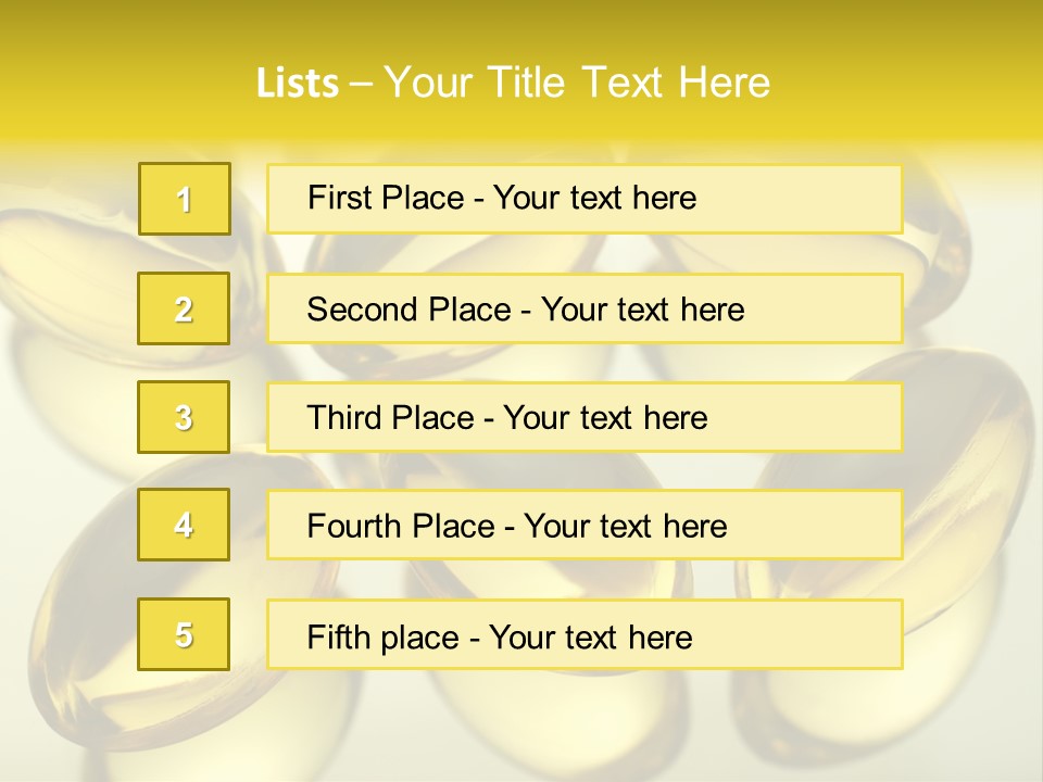 Medical Nutritional Health PowerPoint Template