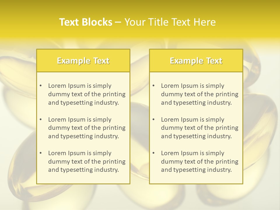 Medical Nutritional Health PowerPoint Template