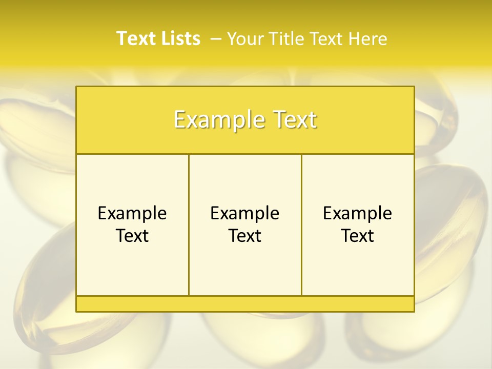 Medical Nutritional Health PowerPoint Template