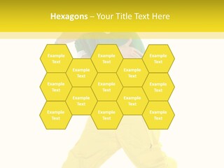 A Man In A Green Shirt And Yellow Pants PowerPoint Template