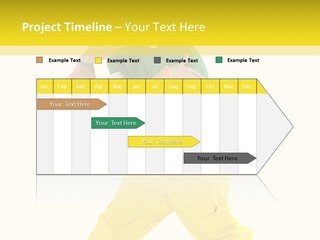 A Man In A Green Shirt And Yellow Pants PowerPoint Template
