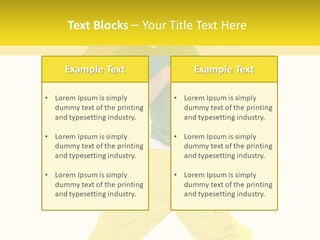A Man In A Green Shirt And Yellow Pants PowerPoint Template