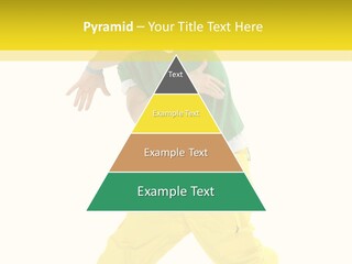 A Man In A Green Shirt And Yellow Pants PowerPoint Template