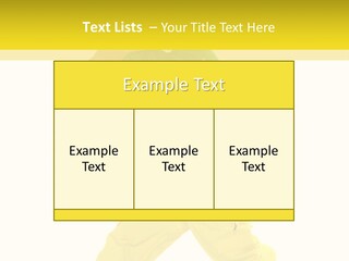 A Man In A Green Shirt And Yellow Pants PowerPoint Template