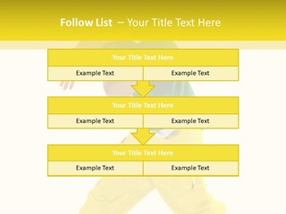 A Man In A Green Shirt And Yellow Pants PowerPoint Template