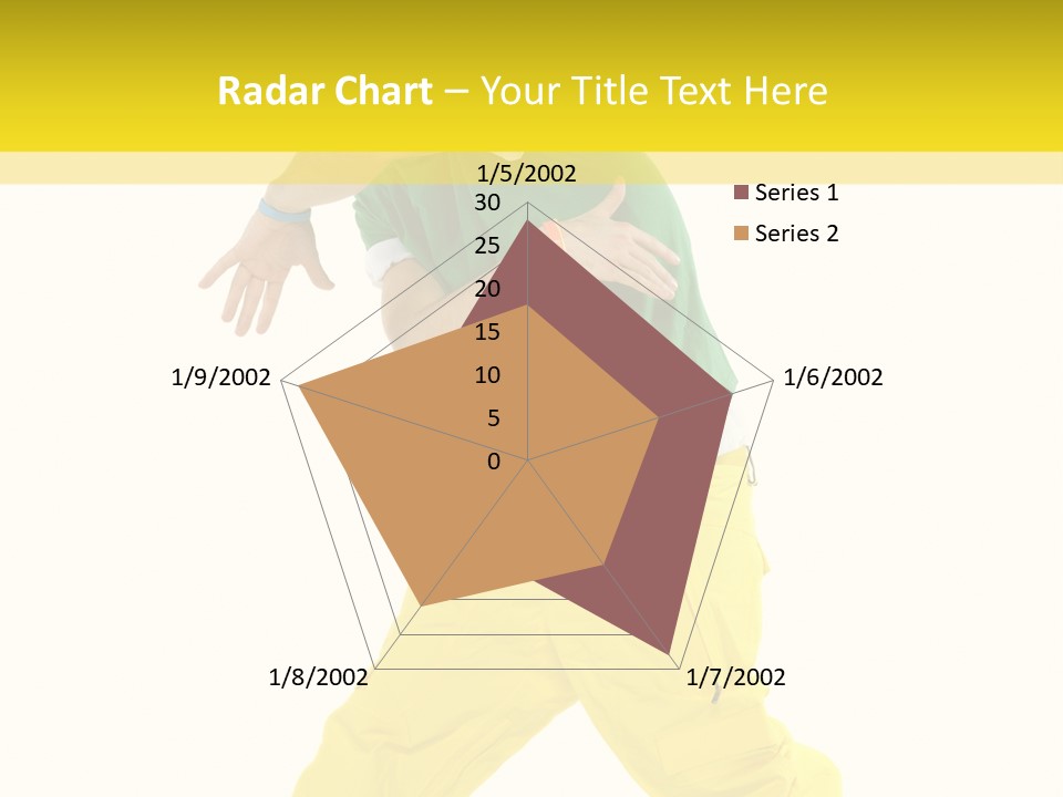 A Man In A Green Shirt And Yellow Pants PowerPoint Template