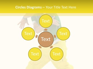 A Man In A Green Shirt And Yellow Pants PowerPoint Template