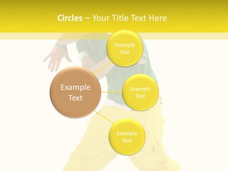 A Man In A Green Shirt And Yellow Pants PowerPoint Template