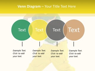 A Man In A Green Shirt And Yellow Pants PowerPoint Template