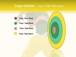 A Man In A Green Shirt And Yellow Pants PowerPoint Template