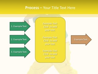 A Man In A Green Shirt And Yellow Pants PowerPoint Template