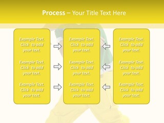A Man In A Green Shirt And Yellow Pants PowerPoint Template