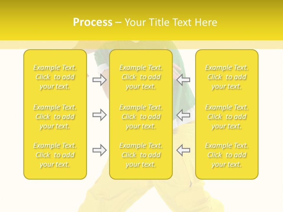 A Man In A Green Shirt And Yellow Pants PowerPoint Template