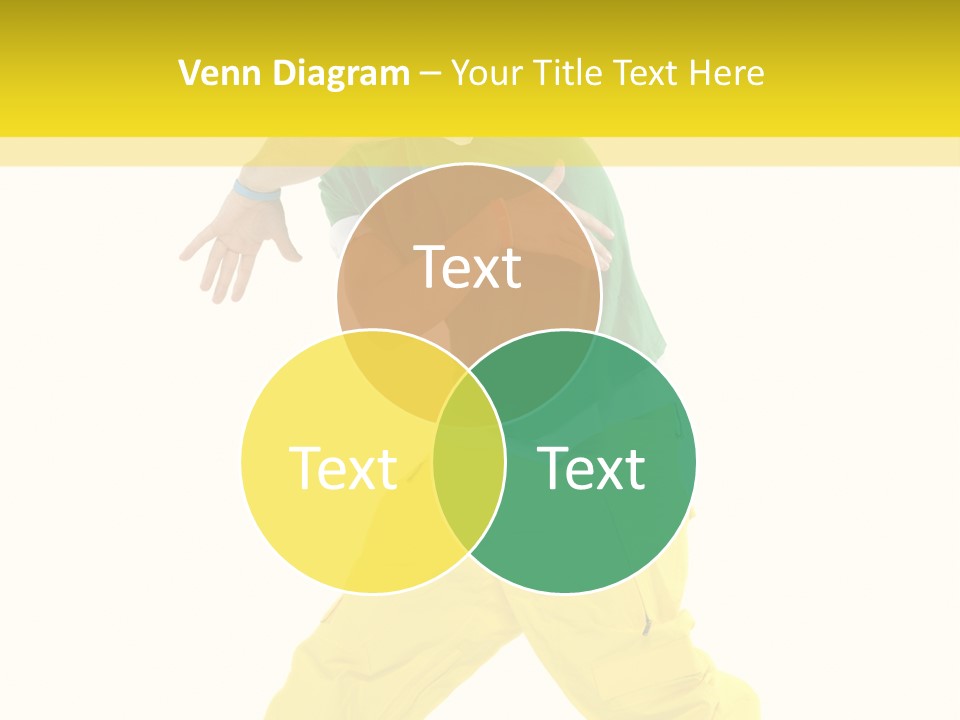 A Man In A Green Shirt And Yellow Pants PowerPoint Template