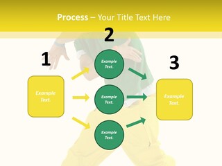 A Man In A Green Shirt And Yellow Pants PowerPoint Template