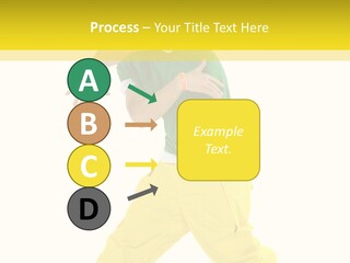 A Man In A Green Shirt And Yellow Pants PowerPoint Template