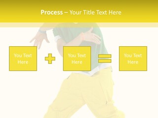 A Man In A Green Shirt And Yellow Pants PowerPoint Template