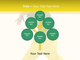 A Man In A Green Shirt And Yellow Pants PowerPoint Template