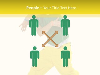 A Man In A Green Shirt And Yellow Pants PowerPoint Template