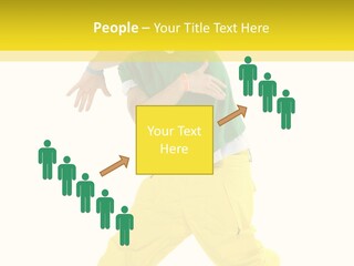 A Man In A Green Shirt And Yellow Pants PowerPoint Template