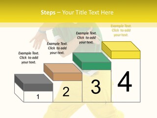 A Man In A Green Shirt And Yellow Pants PowerPoint Template