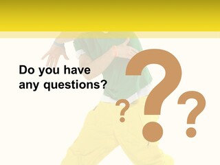 A Man In A Green Shirt And Yellow Pants PowerPoint Template