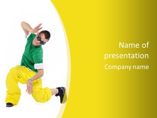 Male Freestyle Motion PowerPoint Template