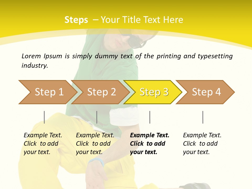 Male Freestyle Motion PowerPoint Template