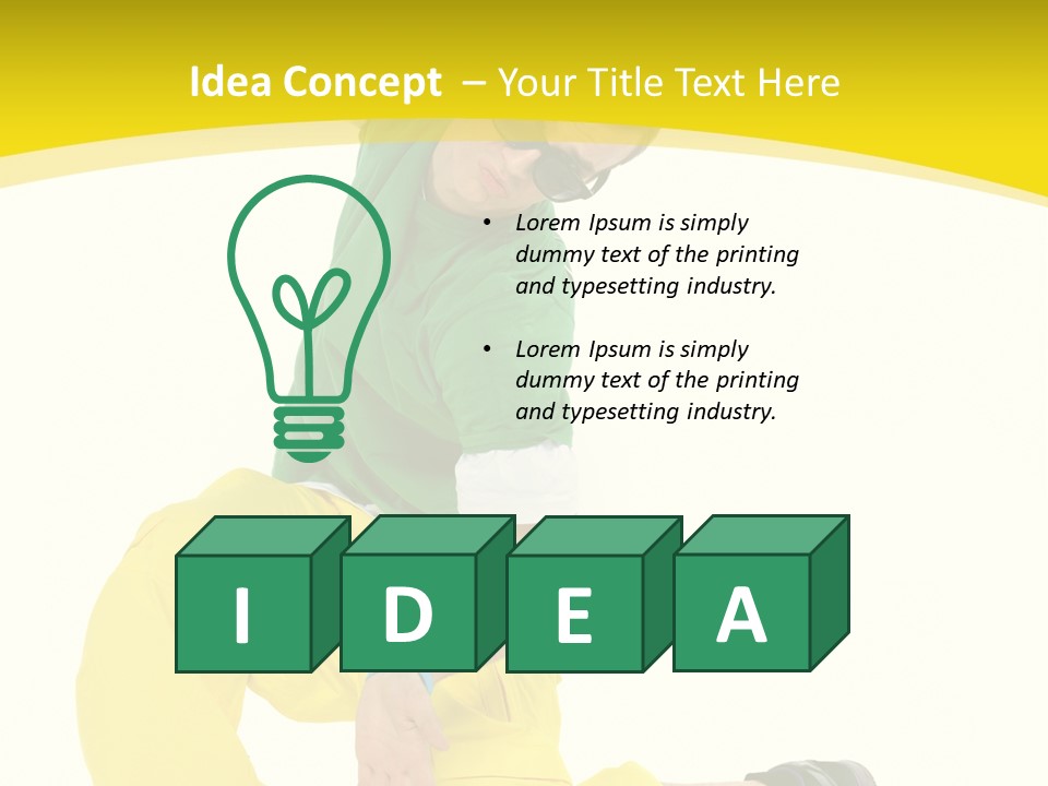 Male Freestyle Motion PowerPoint Template