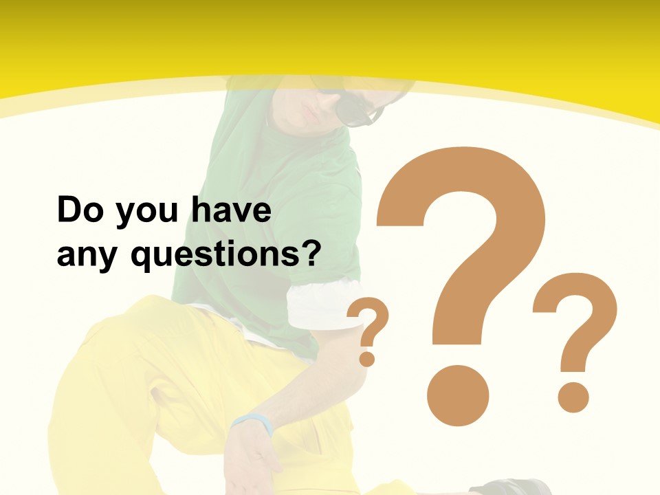 Male Freestyle Motion PowerPoint Template