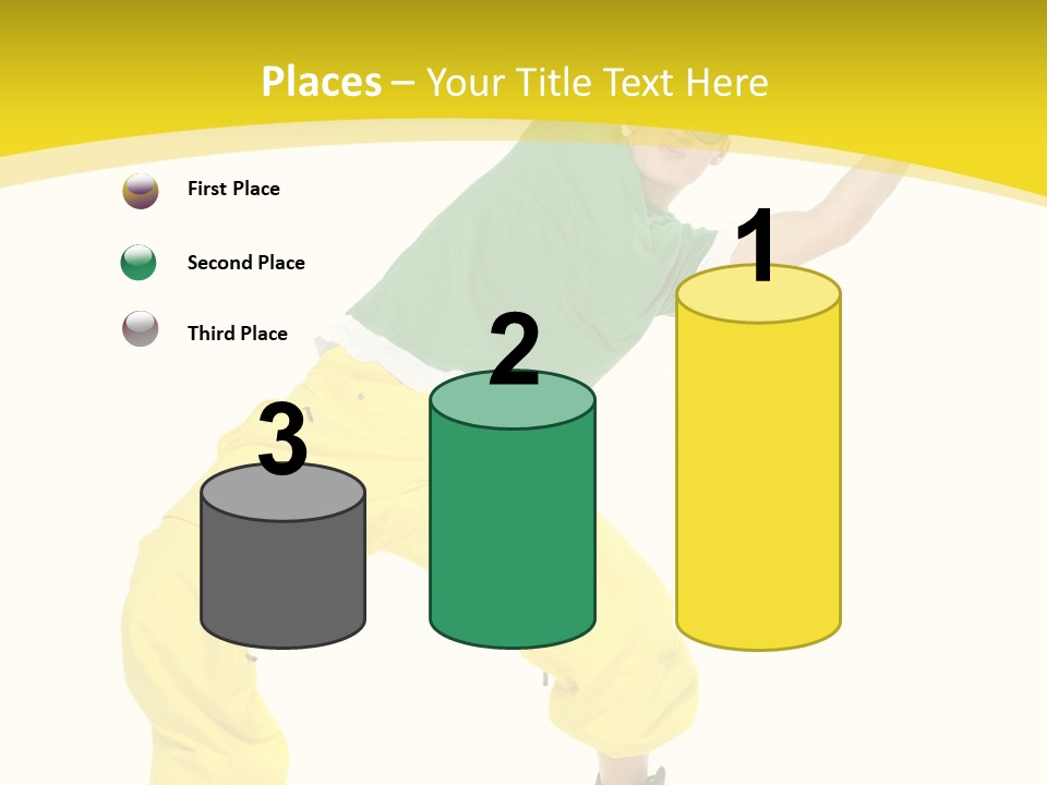 Movement Aerobic Model PowerPoint Template