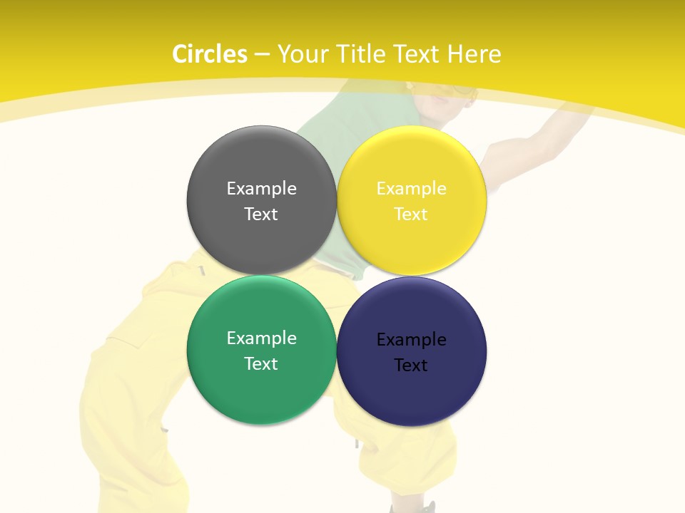 Movement Aerobic Model PowerPoint Template