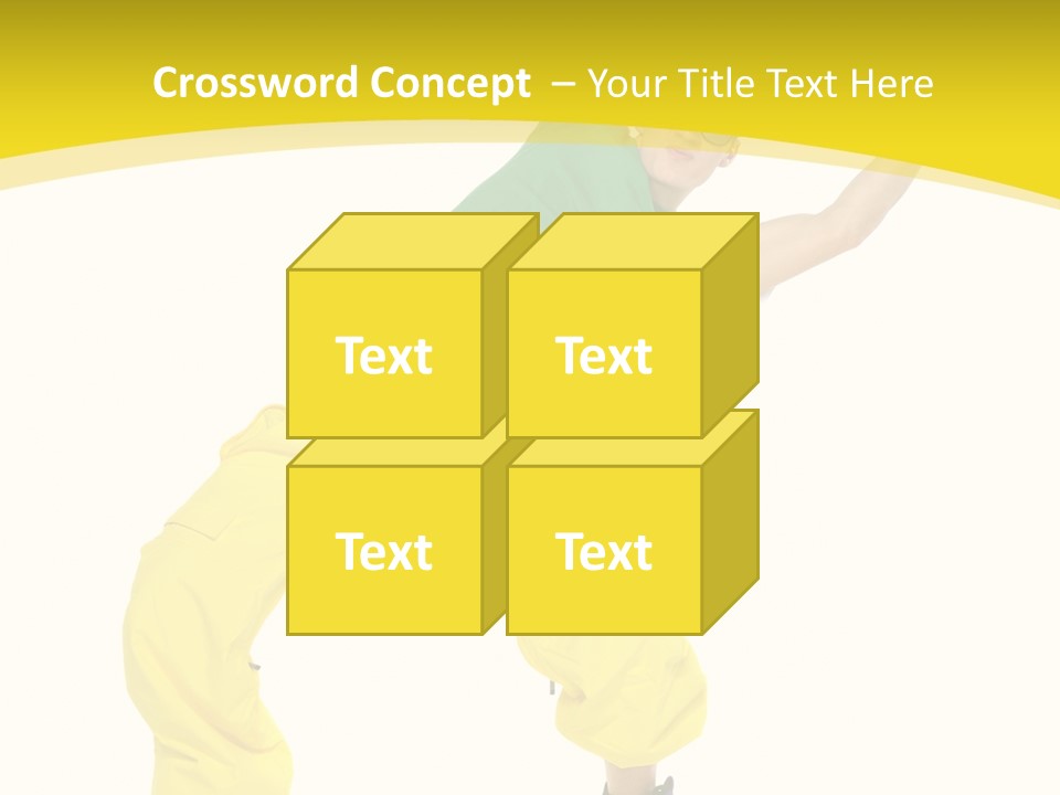 Movement Aerobic Model PowerPoint Template