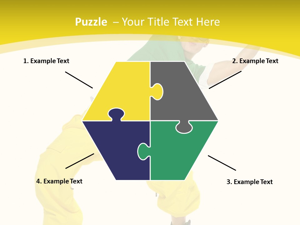 Movement Aerobic Model PowerPoint Template