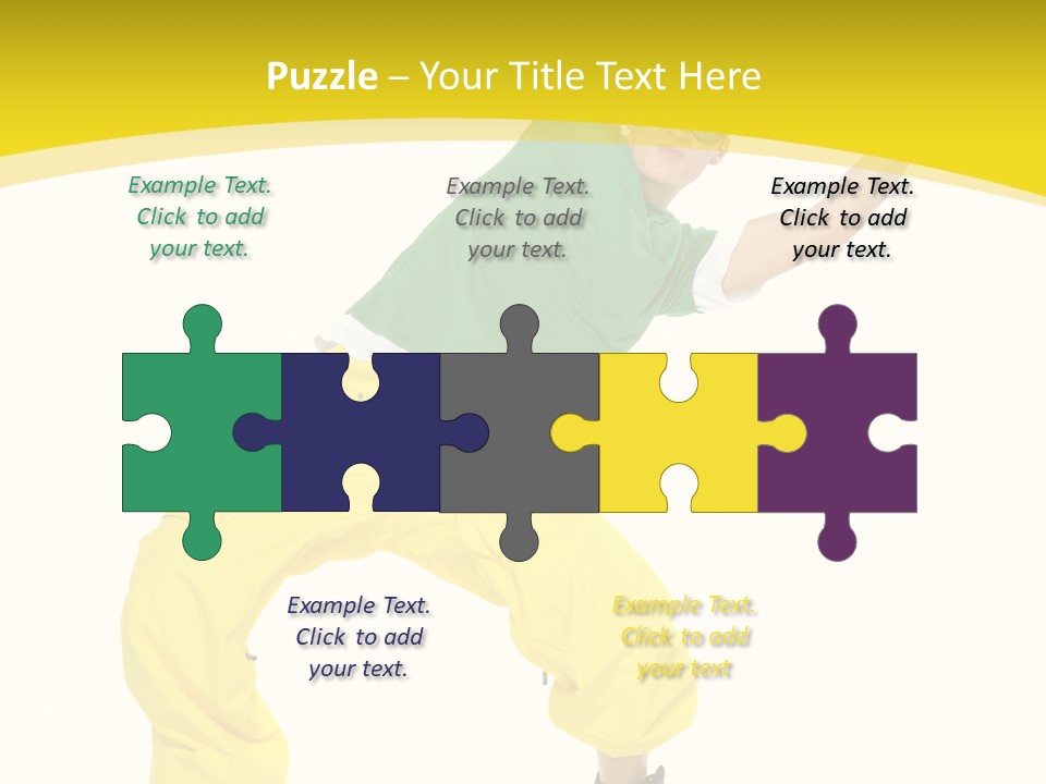 Movement Aerobic Model PowerPoint Template