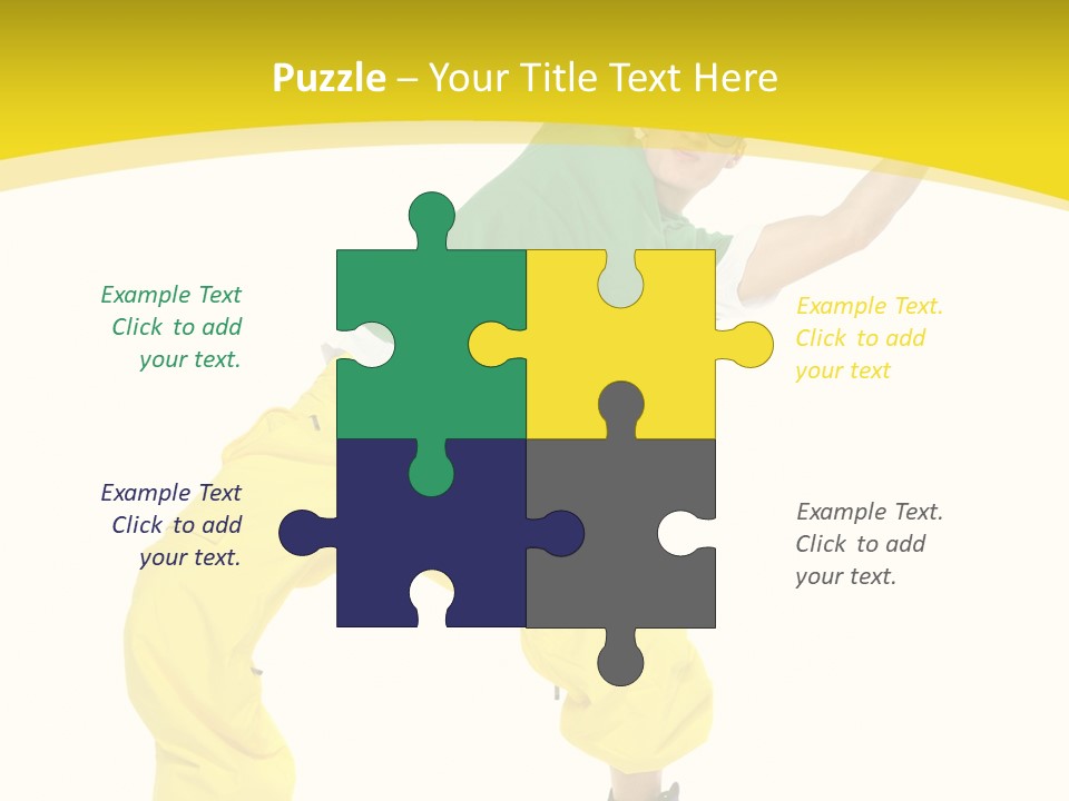 Movement Aerobic Model PowerPoint Template