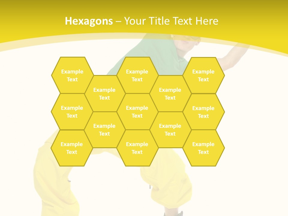 Movement Aerobic Model PowerPoint Template