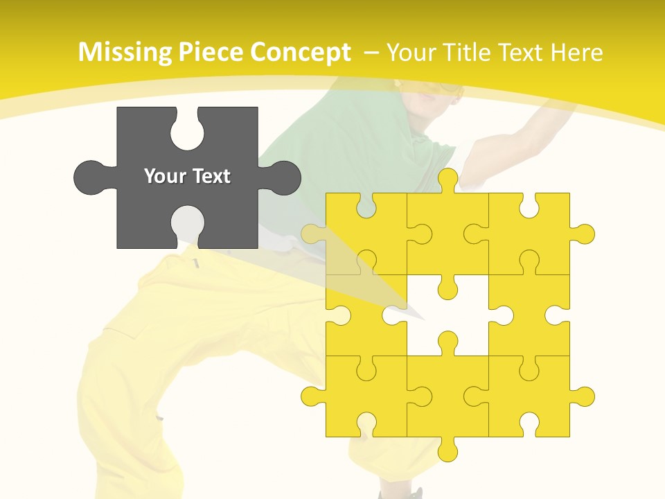 Movement Aerobic Model PowerPoint Template