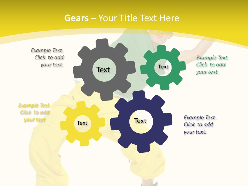 Movement Aerobic Model PowerPoint Template