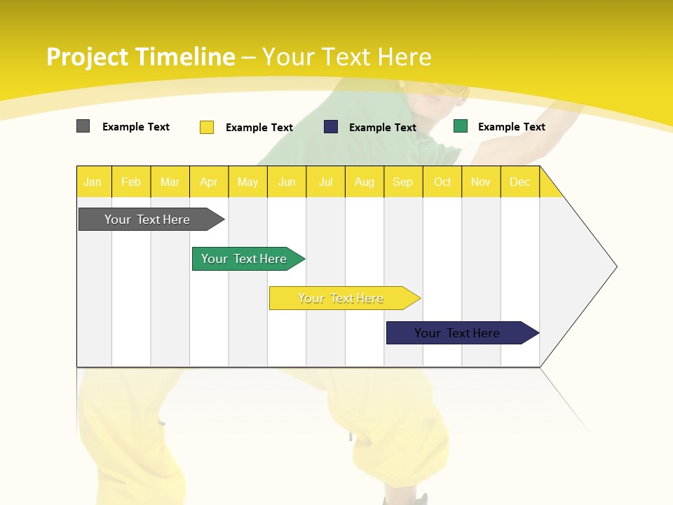 Movement Aerobic Model PowerPoint Template