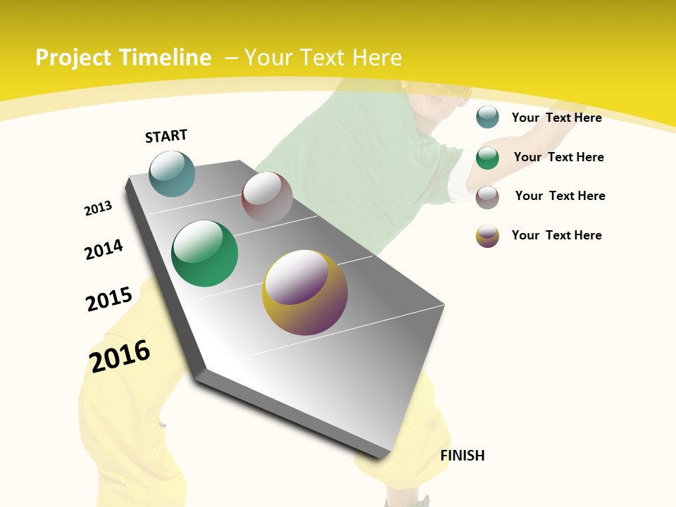 Movement Aerobic Model PowerPoint Template
