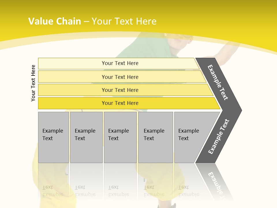 Movement Aerobic Model PowerPoint Template