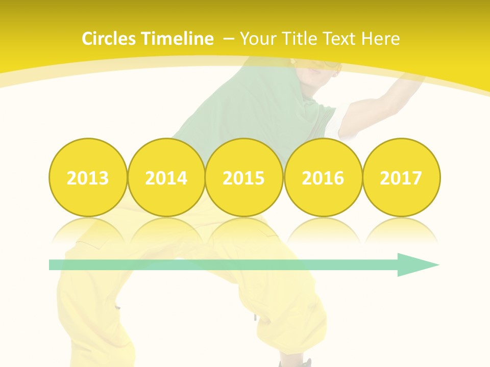 Movement Aerobic Model PowerPoint Template