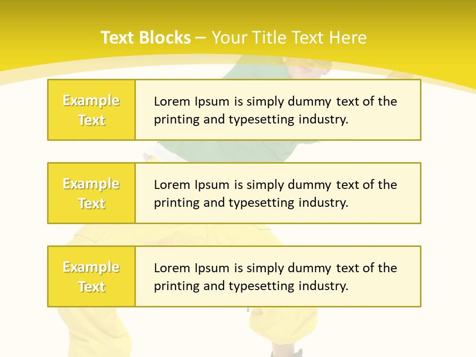Movement Aerobic Model PowerPoint Template