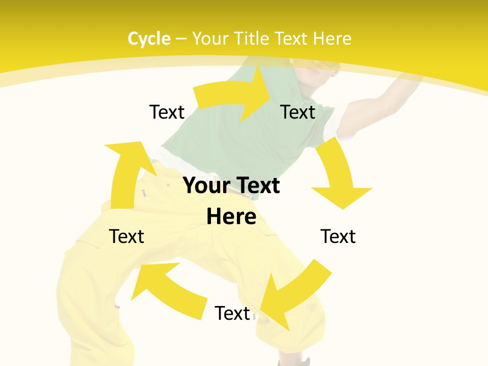 Movement Aerobic Model PowerPoint Template