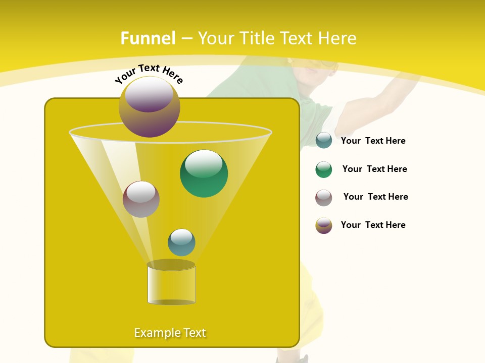 Movement Aerobic Model PowerPoint Template