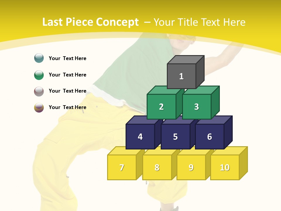 Movement Aerobic Model PowerPoint Template