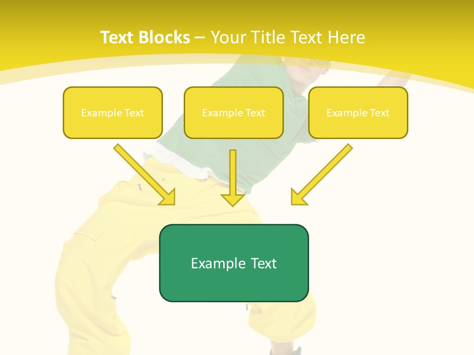 Movement Aerobic Model PowerPoint Template