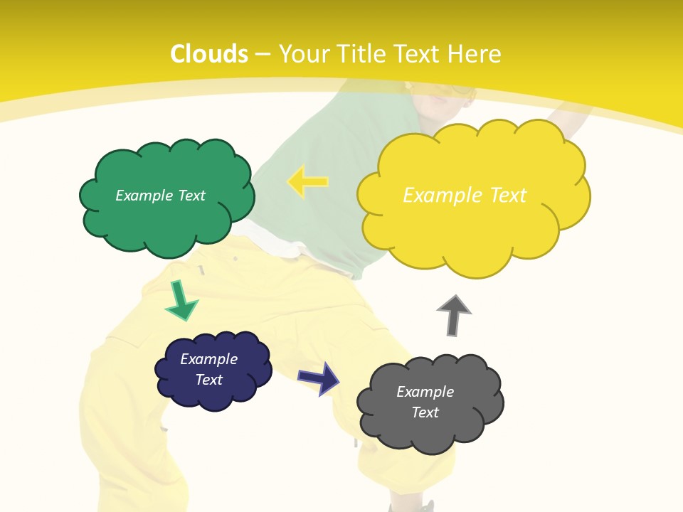 Movement Aerobic Model PowerPoint Template