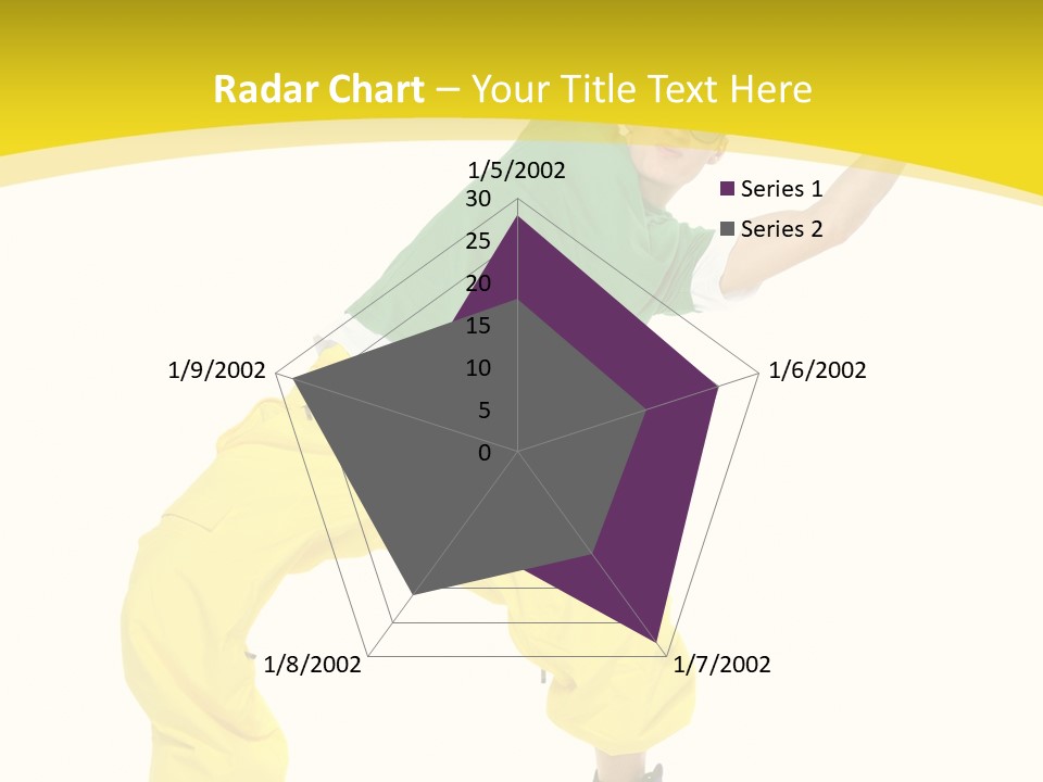 Movement Aerobic Model PowerPoint Template